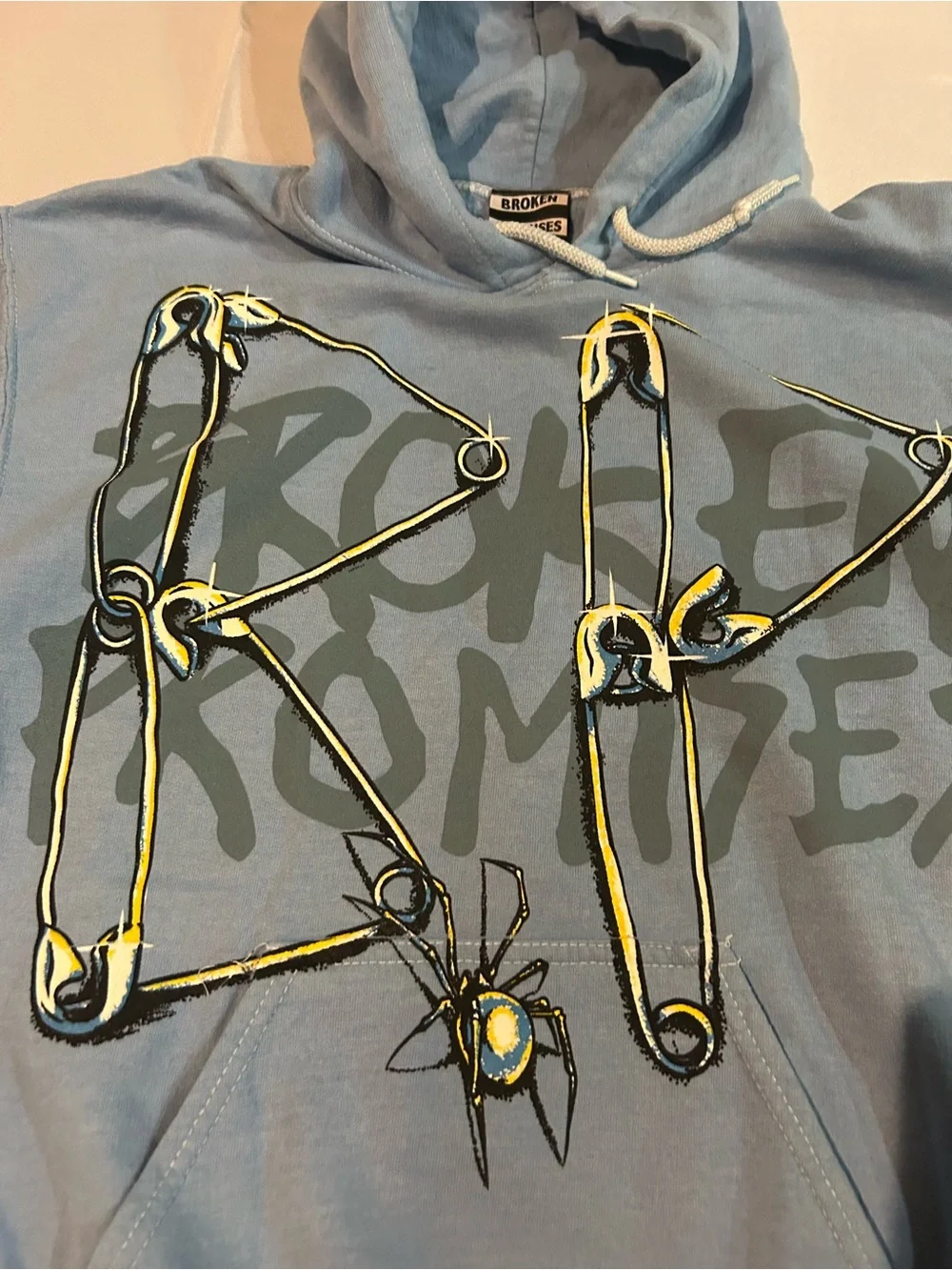 NWOT Broken Promises Piercer Blue Hoodie